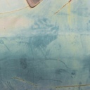 Untitled (blue and green abstract), 2008, photograph, 26" x 40", mounted on aluminum